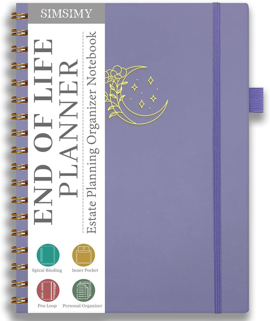 DREGENO:  End of Life Planner – Estate Planning & Important Information Organizer | Final Wishes & Legacy Workbook
