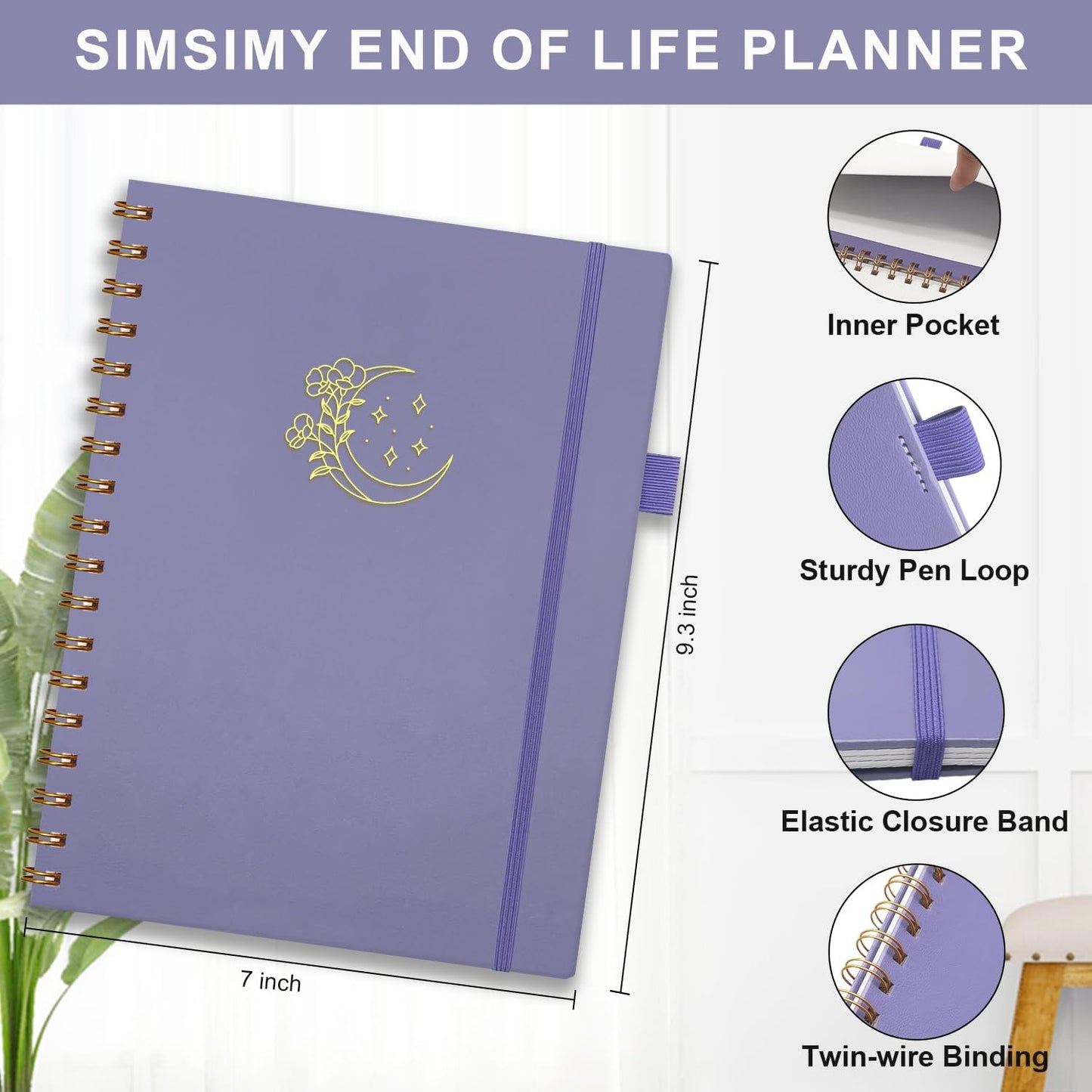 DREGENO:  End of Life Planner – Estate Planning & Important Information Organizer | Final Wishes & Legacy Workbook
