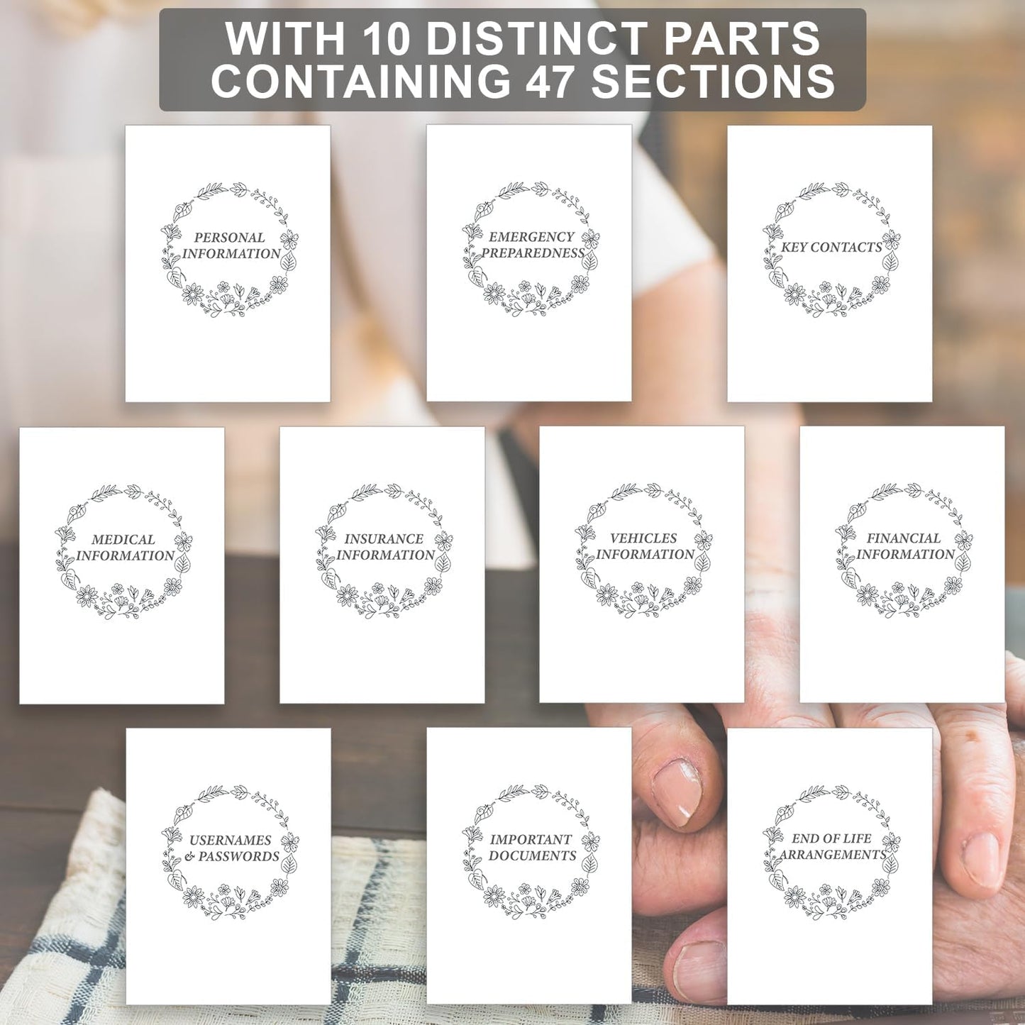 DREGENO:  End of Life Planner – Estate Planning & Important Information Organizer | Final Wishes & Legacy Workbook