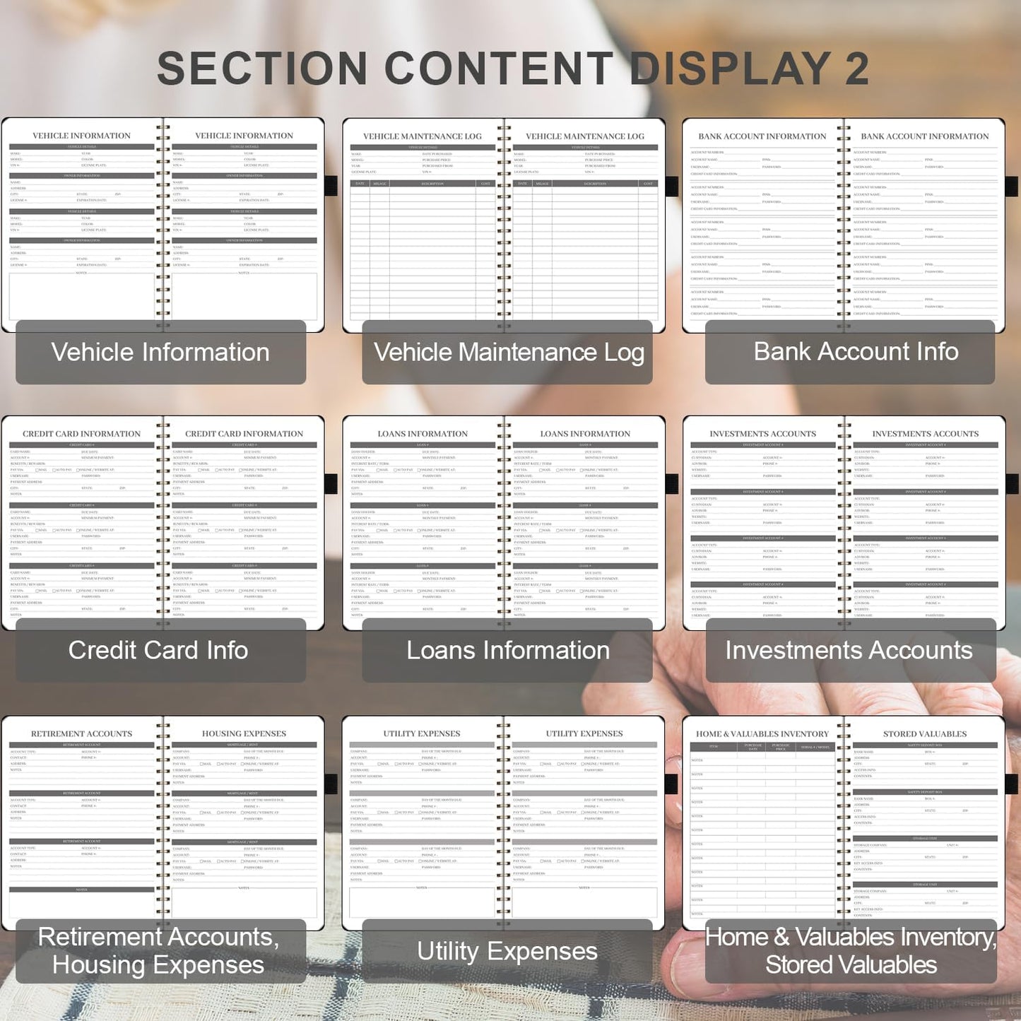 DREGENO:  End of Life Planner – Estate Planning & Important Information Organizer | Final Wishes & Legacy Workbook